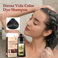 Black Hair Shampoo Color Shampoo hair dye shampoo Safety Formula Hair Coloring Shampoo Gray Hair Shampoo for Men &amp; Women