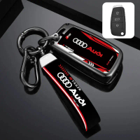 Racing-style keychain holder for Audi C5/C6, R8, A1, A3, A4, A5, A6, A7, Q3, Q5, Q7, S6 (B6/B7/B8), 