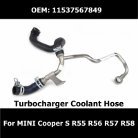 11537567849 Car Turbocharger Coolant Hose for MINI Cooper S R55 R56 R57 R58 Engine Coolant Return Pipe Auto Parts