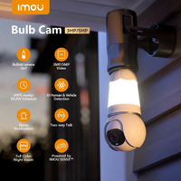 IMOU Bulb Camera 3MP5MP 3K QHD Bulb & Camera 2 In 1 Wi-Fi Two-Way Talk การเฝ้าระวังความปลอดภัยกล้องว