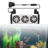 Fish Tank Chiller Indoor 6 Variable Speed Aquarium Cooling Fan for Dogs Cats