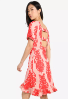 Megane Red Romance Louella Dress