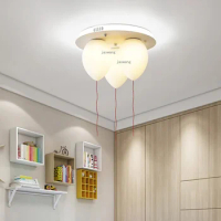 Modern Hanging Ceiling Lamps Glass/Acrylic Balloon Decor Home Ceiling Lighting Light Fixtures 's Bedroom Ceiling Light