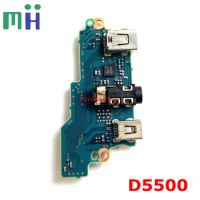 Original USB MIC AV OUT Board PCB Board For Nikon D5500 Camera Repair parts