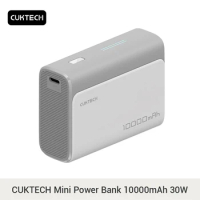Cuktech PB100 Power Bank 10000mAh Pocket Version USB type C 30W 2-way Fast Charge Mini Powerbank for iPhone 15/14 Xiaomi Huawei