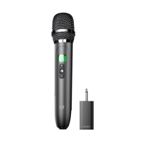 SHIDU UHF Handheld Wireless Microphone with 3.5/6.5mm Plug Receiver Karaoke Mic for Home Party Stage PA System Speaker Amplifier