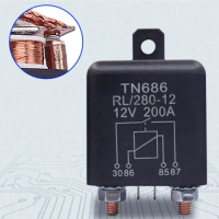 High Current Relay Starting 200A 100A 12V/24V Power Automotive Heavy Start Car Durable &amp; Firm Stable