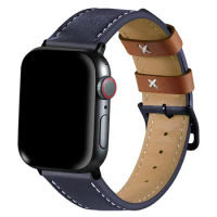 Suitable for iwatch 6 strap leather applewatch 3/4/5generation Apple watch strap replacement strap 42mm 44mm 40mm nylon strap