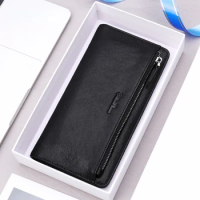 2022 Mens Wallet Business Card Credit Card Holder Purse Real Cowhide Casual High capacity Card Black Classic Wallet Bifolds