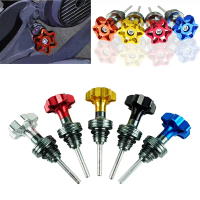 Palam Penutup Pengisi Dipstick Minyak, Untuk Enjin Motosikal Skuter, Tolok Aras Minyak Crankcase, Di
