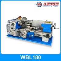 WEISS WBL180 metal lathe benchtop lathe tools 750W BLDC motor variable speed 2500rpm for turning tool with machine center