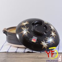 【堯峰陶瓷】日本製萬古燒8號楓葉砂鍋(3-4人適用) 現貨|免運|下單就送好禮