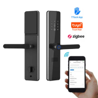 Tuya Wifi Smart Locks Fingerprint Intelligent Digital Door Lock Smart Home TTlock Smart Lock