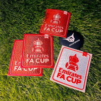 patch sablon jersey FA cup velvet Hk