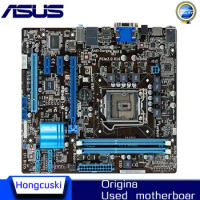 For Asus P8H61-M Desktop Motherboard H61 Socket LGA 1155 i3 i5 i7 DDR3 uATX UEFI BIOS Original Used Mainboard