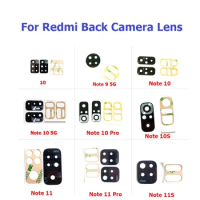2Pcs New Rear Back Camera Glass Lens +Sticker For Xiaomi Redmi 6 Note 6 Pro Note 7 8 Note 10 9 Note 9S Pro K20 K30 Pro 5G