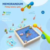 Mainan Edukasi Memorandum Fishing Memory Game