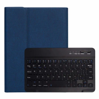 Smart Cover Built-in Removable Keyboard Manget Fabric Leather Case with Pencil Slot for Apple iPad Mini 2 Mini for iPad Mini 3