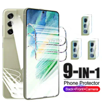 For Samsung Galaxy S21 Fe Ultra Plus 5G Screen Gel Protectors Back Hydrogel Film Camera Glas S21Fe S21+ S20 Fe 2022 A73 53 33 23