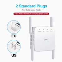 5Ghz Wireless WiFi Repeater 1200Mbps Router Wifi Booster 2.4G Wifi Long Range Extender 5G Wi Fi Signal Amplifier Repeater Wifi