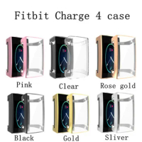Screen Protectors Case For Fitbit Charge4 Watch Band Replace TPU Protective Cases Frame For Fitbit Charge 3 Smart Bracelet Shell