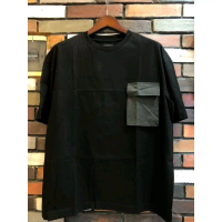 Kaos Polos Oversize soundtrax Saku Pria Wanita Big Size Jumbo Oversized T Shirt Polos Hitam Putih Sa