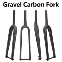 Specialized Carbon Fiber Gravel Bicycle Front Fork, Matte Barrel Shaft, Open Gear, 700C, T800, 100mm, Road Cycling, Off-Road