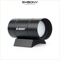 SVBONY Compact Solar Finder Scope Hitam untuk Pengamatan Matahari dengan Bingkai Logam dan Soket Uni
