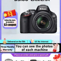 Nikon D5100 D5200 5300 D5500 D5600 DSLR Camera Professional High Definition Digital Tourism Vlog Video Photography Cameras（Used）