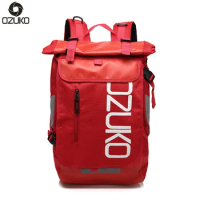 OZUKO Backpack 49*28*14 Men 15.6 inch Laptop Water Schoolbag for Teenager Student Backpacks Male Travel Mochila Fashion