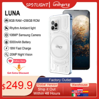 Unihertz Luna Smartphone Rhythm Ambient Light 8GB 256GB 108MP G99 Mobile Phone Night Vision Cellphones