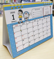大賀屋 日本製 哆啦A夢 年曆 2020 月曆 掛曆 日曆 行事曆 記事 桌曆 小叮噹 叮噹 正版 J00017588