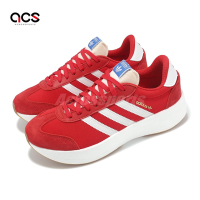 adidas 休閒鞋 City RNR 男鞋 女鞋 紅 白 復古 麂皮 愛迪達 JI0835