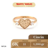 Cincin Emas Kadar 6K Wahyu Redjo CC-6K 27685023PMR