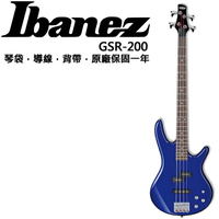 【非凡樂器】全新未拆封日本大廠 Ibanez GSR200 GSR-200 電貝斯/主動式Bass【藍色】