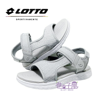 LOTTO樂得 女鞋 Q-LIGHT 輕量涼鞋 運動涼鞋 [LT1AWS3379] 銀【巷子屋】