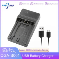 CGA-S001 CGA-S001E Camera USB Battery Charger DMW-BCA7 For Panasonic CGR-S001 DMW-BCA7 DMC-F1 DMC-FX1 DMC-FX5 CGA-S001A/1B