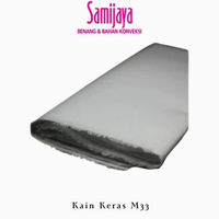 [1 ROLL] Kain keras krah merk Tangerine M33 harga perrol (=60y)