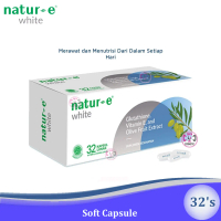 Natur E Soft Capsule White Isi 32s | 16s | Natur E Capsule | Vitamin Kulit | Suplemen Kecantikan
