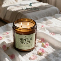 LARAKALA Gentle Space Scented Candle Lilin Aromaterapi - Coconut Soy Wax Premium Pengharum Ruangan H