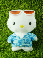 【震撼精品百貨】Hello Kitty 凱蒂貓 KITTY絨毛娃娃-夏威夷裝扮-男 震撼日式精品百貨