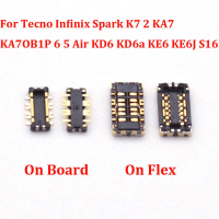 Giá Đỡ Linh Hoạt Pin Đầu Nối FPC Trên Bo Mạch, 2-10 Cái, Cho Tecno Infinix Spark K7 2 KA7 KA7OB1P 6