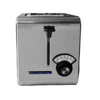 110V 美國臺灣 烤面包機家用早餐機不銹鋼多士爐 土司機Toaster-創美