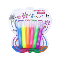 6PCS Magical Color Pens Drawing Mat Coloring Doodle Mat with Magic Pens Art Safe Pen Bubble Pen For Kids Whiteboard Markers