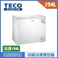 TECO東元 194L 上掀式冷凍櫃 RL2017W