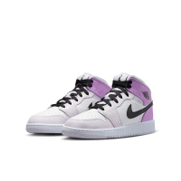 【NIKE 耐吉】AIR JORDAN 1 MID Barely Grape GS 粉紫 女鞋 大童(DQ8423-501)