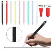 New Candy Color Dust Proof Non Slip Protective Skin Silicone Case Sleeve Wrap Nib Cover For Apple Pencil 2 iPad Pro