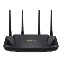 ASUS RT-AX58U RT-AX3000 802.11AX Dual-Band WiFi 6 Router, MU-MIMO OFDMA, AiProtection Pro Network Security, AiMesh WiFi System