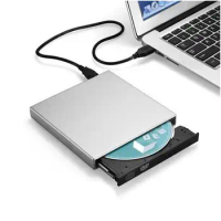 New USB3.0 High-speed External CD DVD Drive 4K 3D Player Recorder for Mac, Windowslaptop, PC Portable BD/CD/DVD Burner Drive