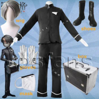Game Identity V Cosplay Costumes Embalmer Aesop Carl Cosplay Costume Uniform Halloween Party Embalmer Aesop Carl Wigs+Wig cap